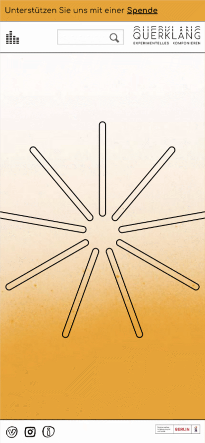querklang.eu – mobile Ansicht